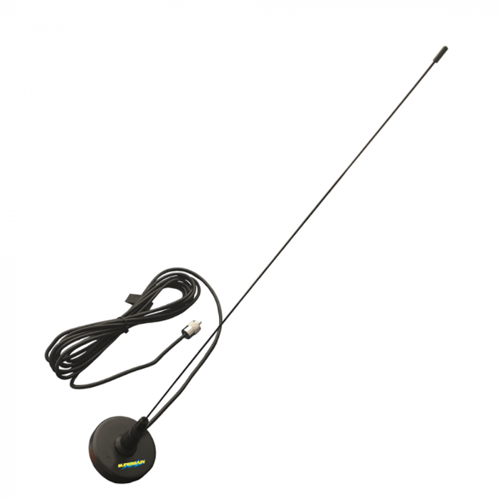 Glomex Marine Antennas Glomex 21 Magnetic Mount VHF Antenna w/15' RG-58 Coaxial Cable & PL-259 Connector - $75.00 at Everest