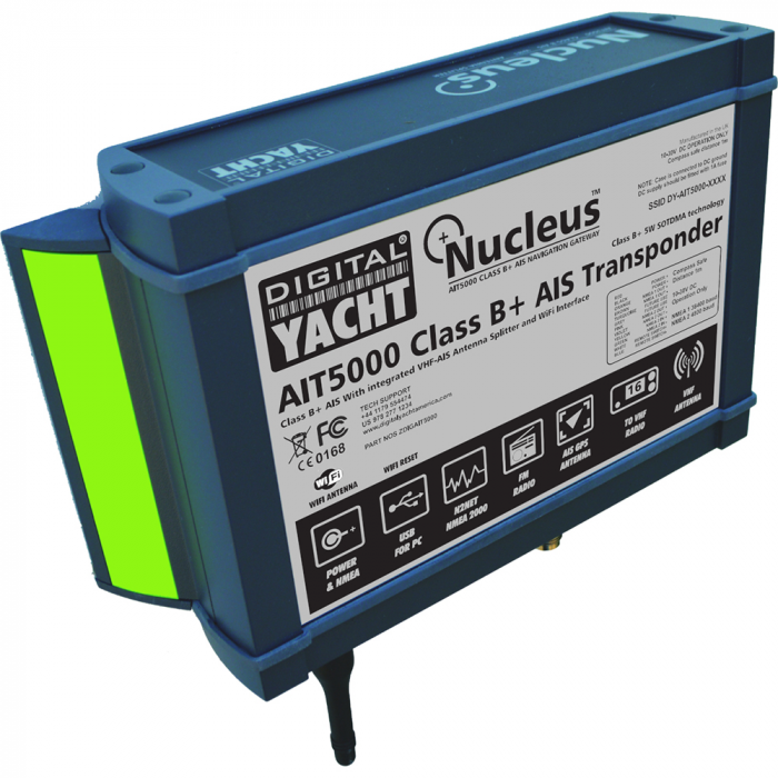 Digital Yacht Digital Yacht AIT5000 Class B+ 5W Transponder w/Splitter & WiFi - $1599.95 at Everest