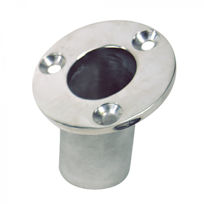 Sea-Dog Sea-Dog Flush Mount Flagpole Socket - 25Adeg - 1-1/4 ID - 316 Stainless Steel - $35.75 at Everest