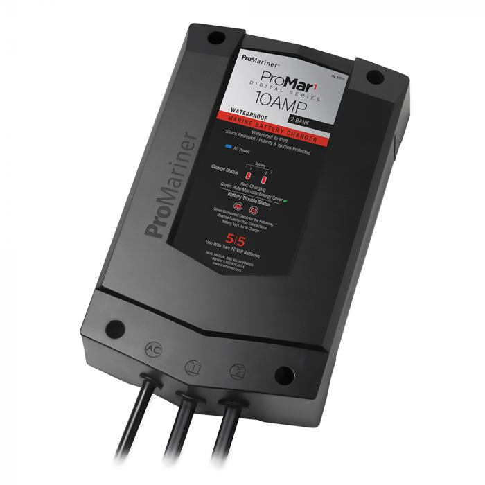 Pro Mariner ProMariner ProMar1 DS Digital - 10 Amp - 2 Bank Charger - $172.49 at Everest