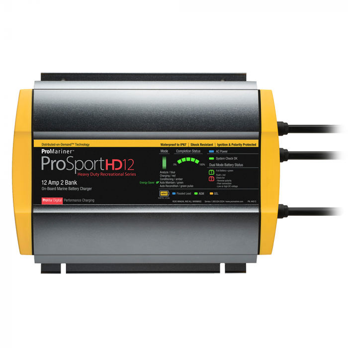 Pro Mariner ProMariner ProSportHD 12 Gen 4 - 12 Amp - 2 Bank Battery Charger - $206.99 at Everest