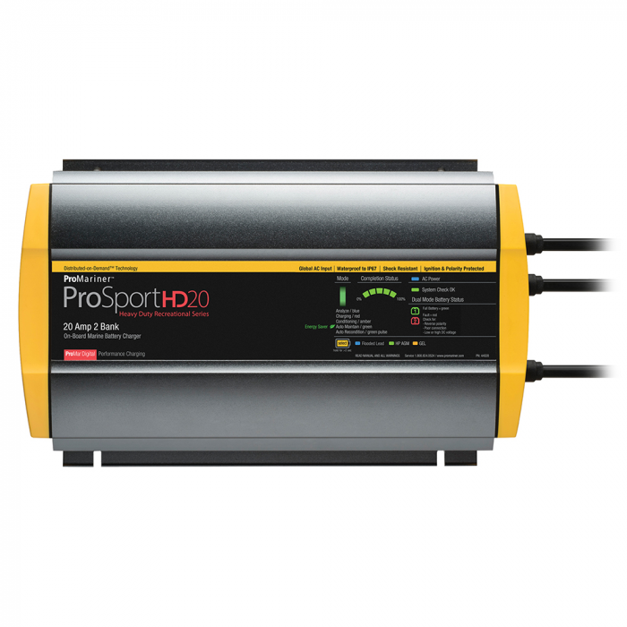 Pro Mariner ProMariner ProSportHD 20 Gen 4 - 20 Amp - 2 Bank Battery Charger - $252.99 at Everest