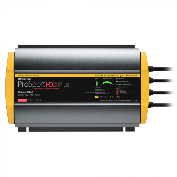 Pro Mariner ProMariner ProSportHD 20 Plus Gen 4 - 20 Amp - 3 Bank Battery Charger - $264.49 at Everest