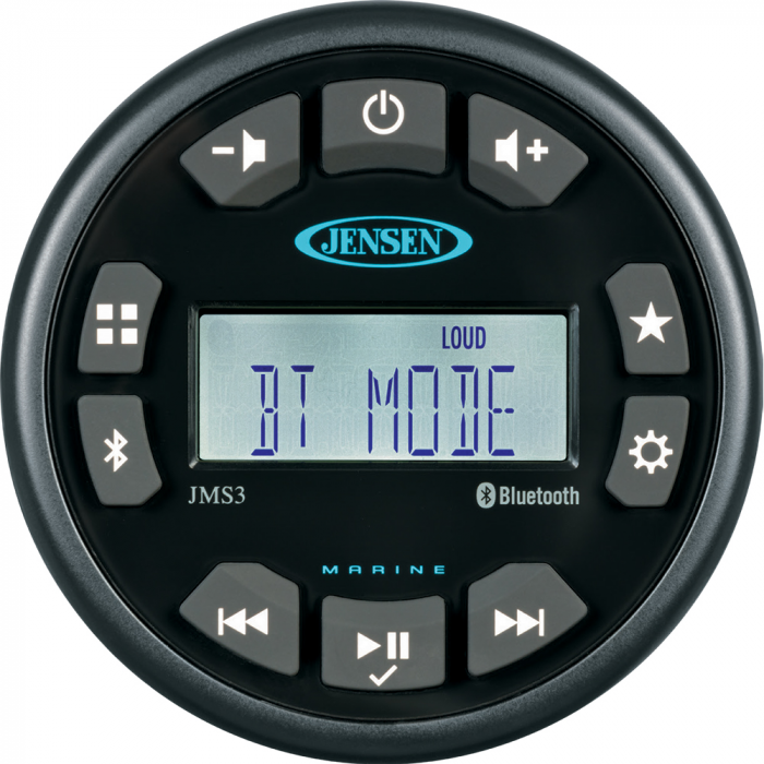 Jensen JENSEN 3 JMS3RTL Bluetooth AM/FM/WB/USB Waterproof Stereo - Black - $324.99 at Everest