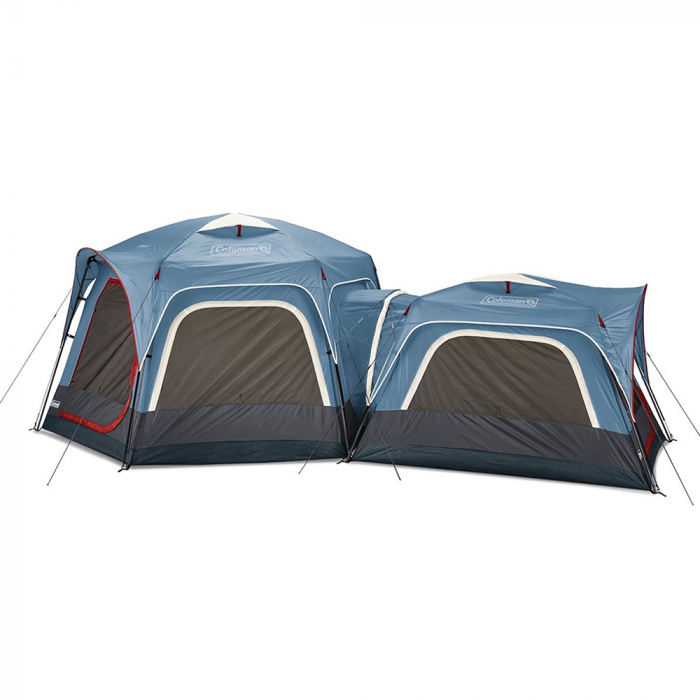 Coleman Coleman 3-Person and 6-Person Connectable Tent Bundle w/Fast Pitch Setup - Set of 2 - Blue - $439.99 at Everest