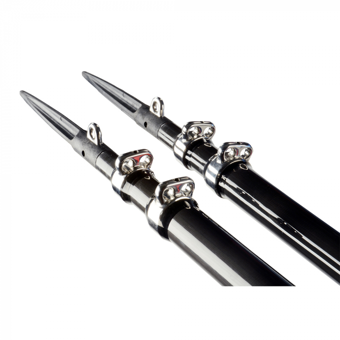 C.E. Smith Gen3 Carbon Fiber Outriggers - Black - 22 - Pair