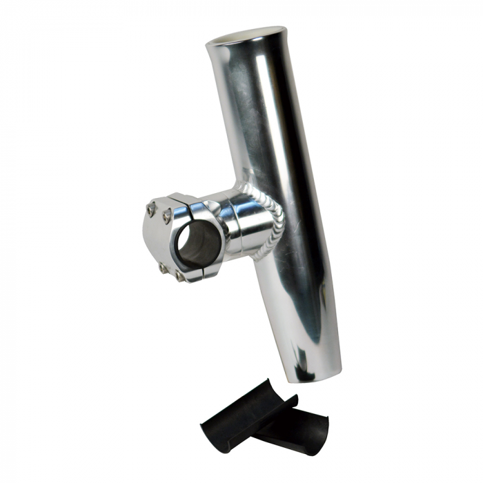 C. E. Smith Adjustable Mid Mount Rod Holder Aluminum 7/8 or 1 w/Sleeve & Hex Key