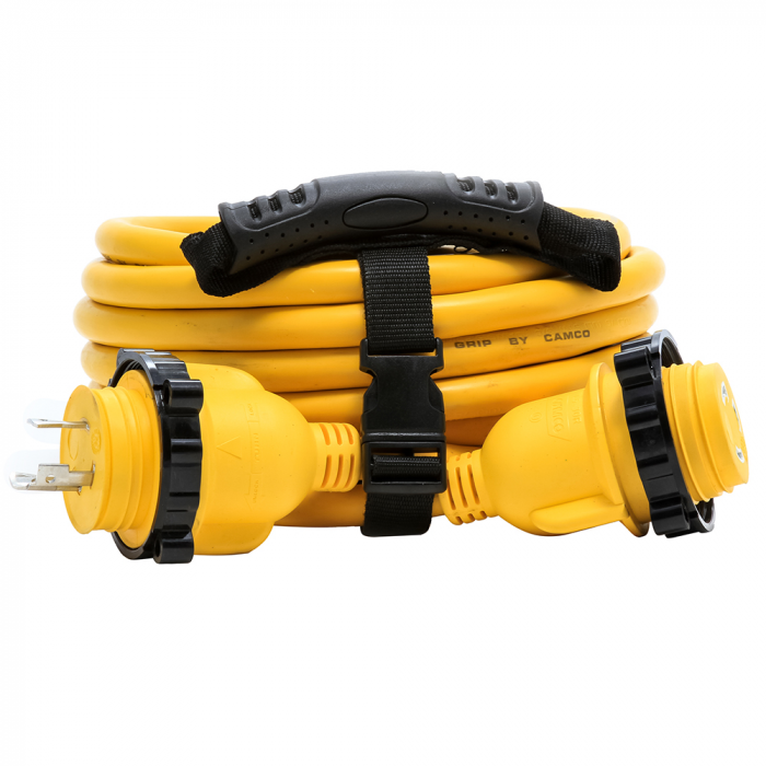 Camco Camco 30 Amp Power Grip Marine Extension Cord - 25' M-Locking/F-Locking Adapter - $136.99 at Everest