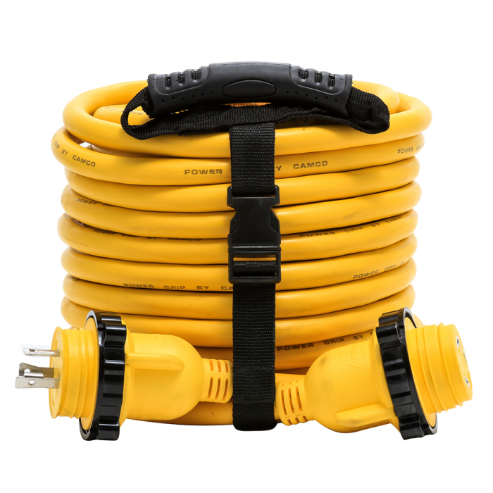 Camco Camco 30 Amp Power Grip Marine Extension Cord - 50' M-Locking/F-Locking Adapter - $176.99 at Everest