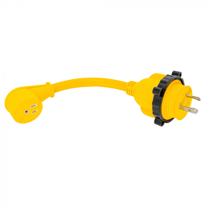 Camco Camco 30AM/15AF Power Grip Marine 12 Dogbone - M-Locking/90F Adapter - $87.99 at Everest