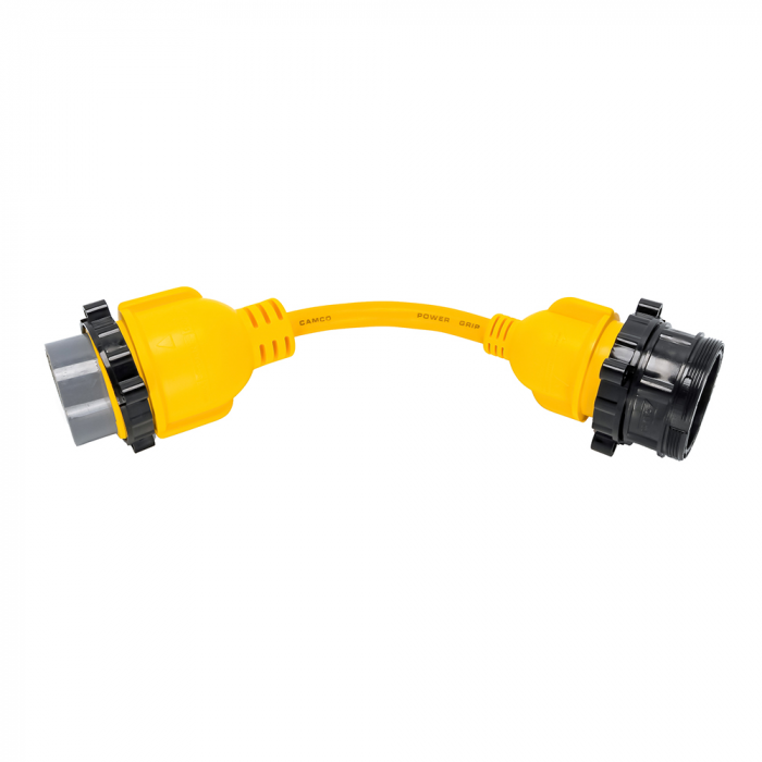 Camco Camco 50AM/30AF Power Grip Marine 12 Locking Adapter - M-Lock/F-Locking Adapter - $80.99 at Everest