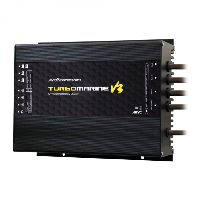 Powermania Powermania Turbo M430V3 30 Amp 4-Bank 12/24/36/48VDC Waterproof Charger - $479.99 at Everest