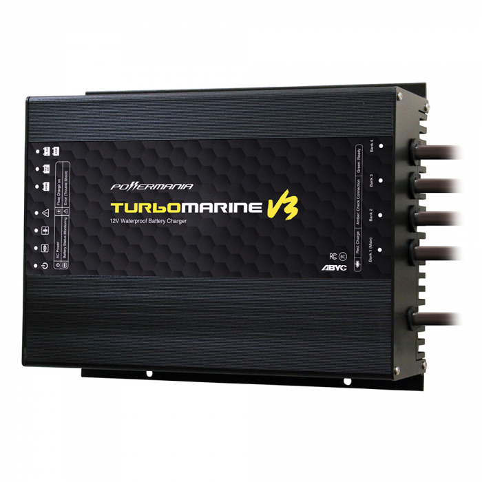 Powermania Powermania Turbo M240V3 40 Amp 2-Bank 12VDC Waterproof Charger - $489.99 at Everest
