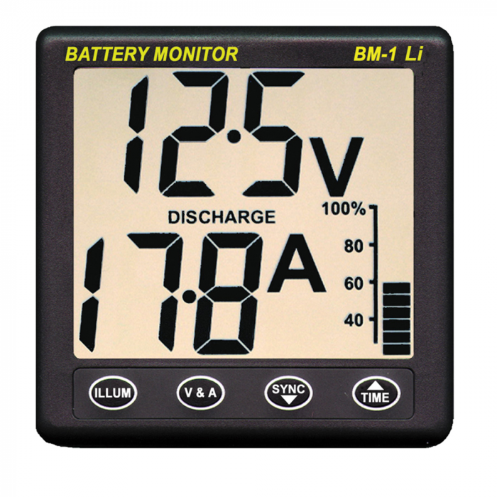 Clipper Clipper BM-1 LI Battery Monitor f/12V Lithium - $199.00 at Everest
