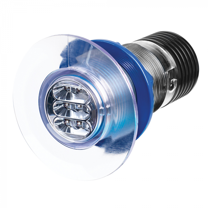 Aqualuma Led Lighting Aqualuma 9 Series GEN 5 Thru-Hull Underwater Light - Blue - $594.96 at Everest