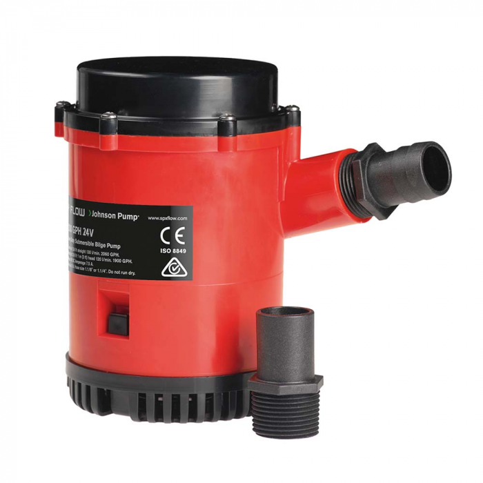 Johnson Pump Johnson Pump Heavy Duty Bilge Pump 2200 GPH - 24V - $190.48 at Everest