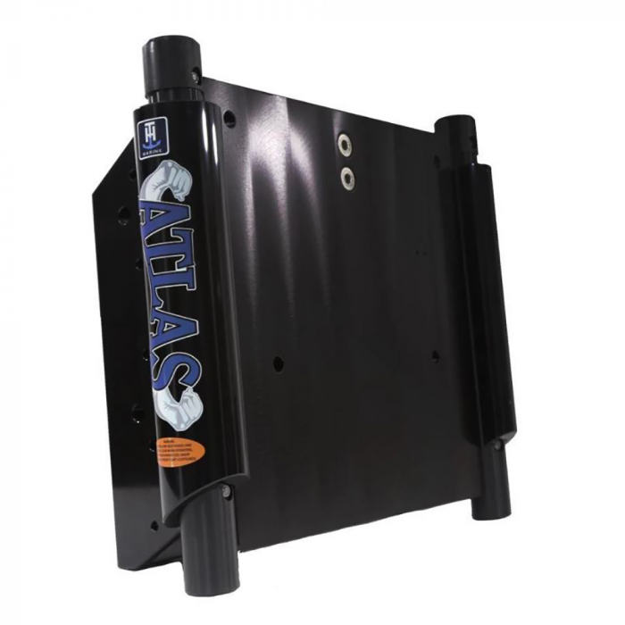 T-H Marine ATLAS(TM) 8 Set Back Hydraulic Jack Plate - Glossy Black Anodized