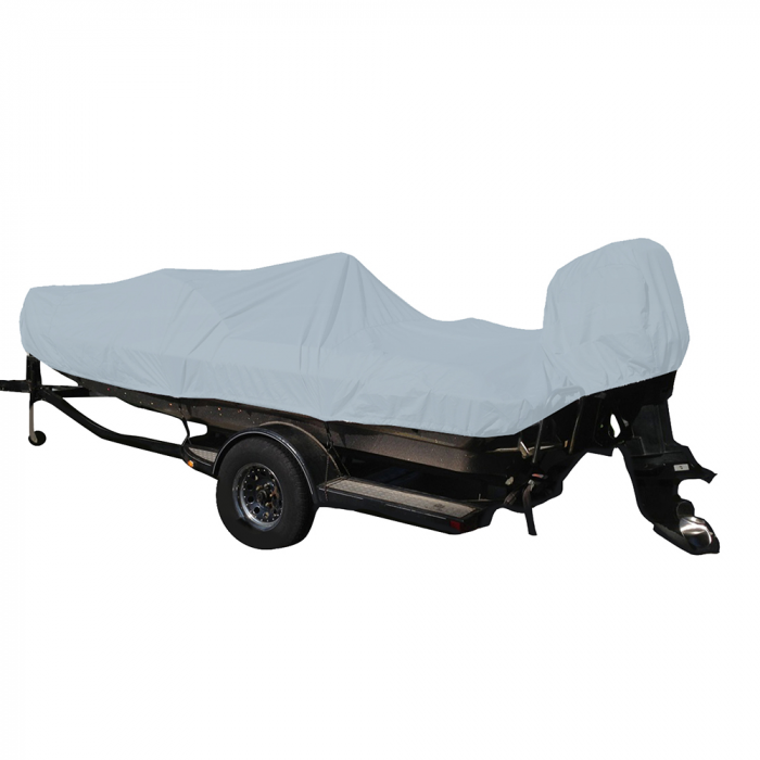 Carver By Covercraft Carver Performance Poly-Guard Styled-to-Fit Boat Cover f/19.5' Fish & Ski Style Boats w/Walk-Thru Windshield - Grey - $328.40 at Everest