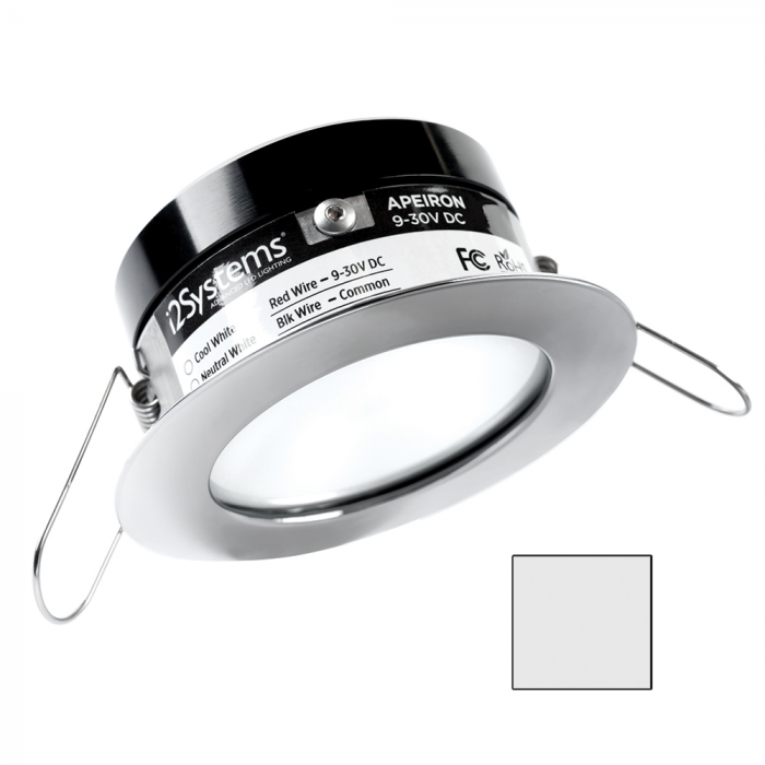 I2Systems Inc i2Systems Apeiron A503 3W Spring Mount Light - Cool White - White Finish - $139.50 at Everest