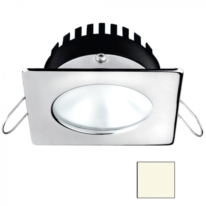 I2Systems Inc i2Systems Apeiron A506 6W Spring Mount Light - Square/Round - Neutral White - Polished Chrome Finish - $175.50 at Everest