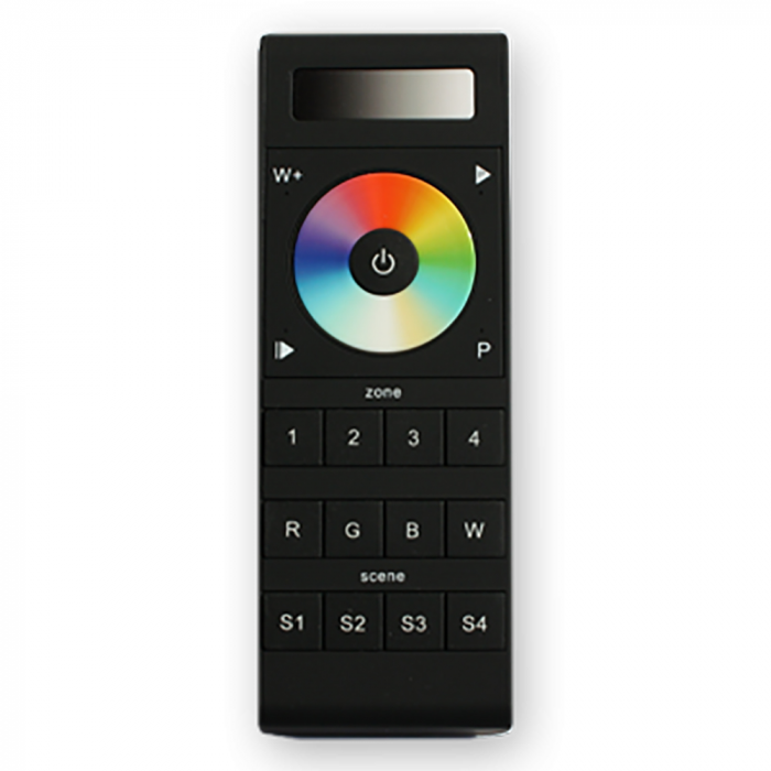 Lunasea Lighting Lunasea RGBW Handheld 4-Zone Controller w/Color Wheel, 4 Memories, Batteries & Holder - $99.99 at Everest