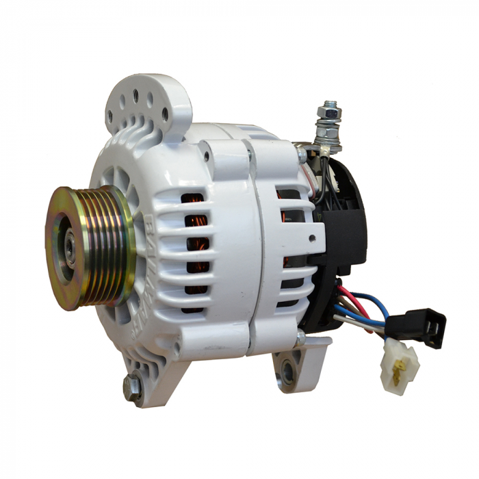 Balmar Alternator 100 Amp 12V 3.15 Dual foot Saddle Single K6 Pulley w/Isolated Grounding
