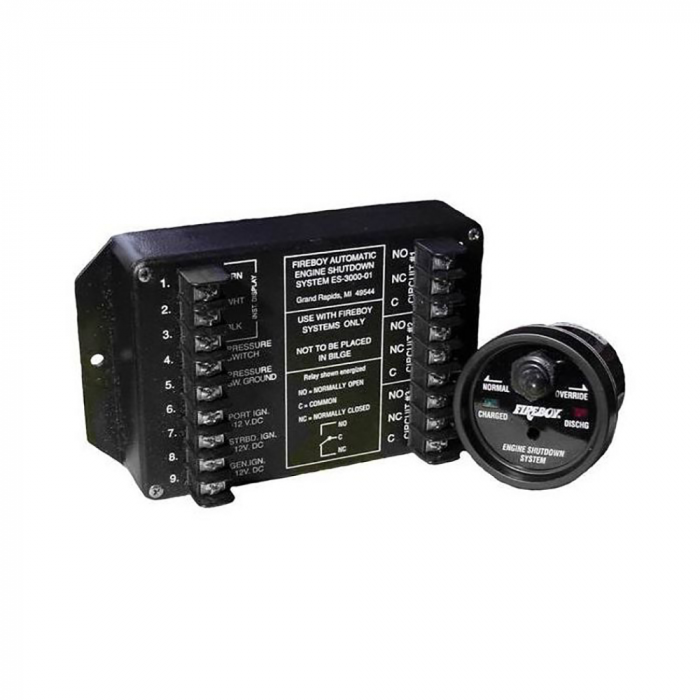 Fireboy-Xintex Xintex 8 Circuit Engine Shutdown w/Time Delay - Round Display - $665.00 at Everest