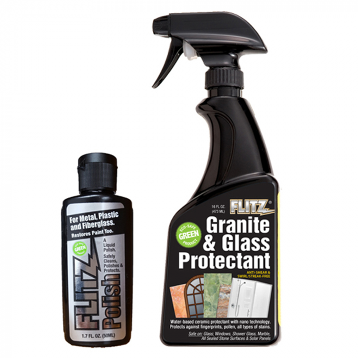 Flitz Flitz Granite & Glass Protectant 16oz Spray Bottle w/1-1.7oz Liquid Polish - $17.18 at Everest