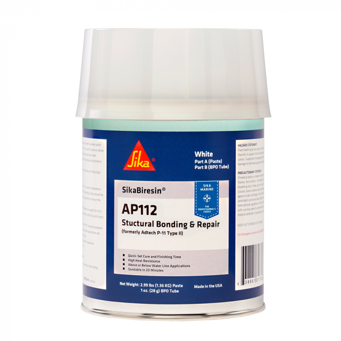 Sika SikaBiresinA(R) AP112 + BPO Cream Hardener - White - Quart
