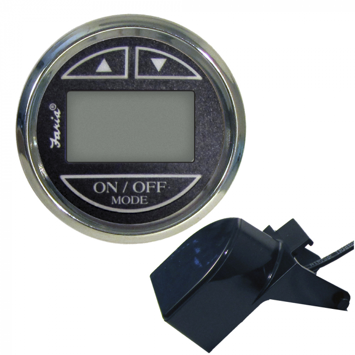Faria Beede Instruments Faria Platinum 2 Depth Sounder w/Transom Mount Transducer - $224.99 at Everest