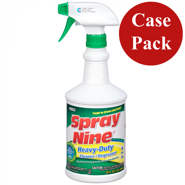 Spray Nine Spray Nine Tough Task Cleaner & Disinfectant - 32oz Round Bottle *6-Pack - $46.99 at Everest