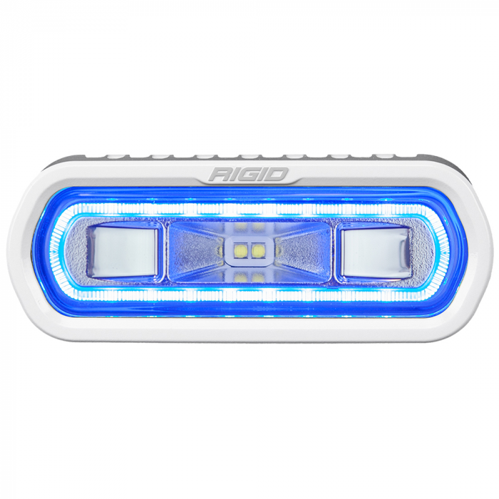 Rigid Industries RIGID Industries SR-L Series Marine Spreader Light - White Surface Mount - White Light w/Blue Halo - $179.99 at Everest