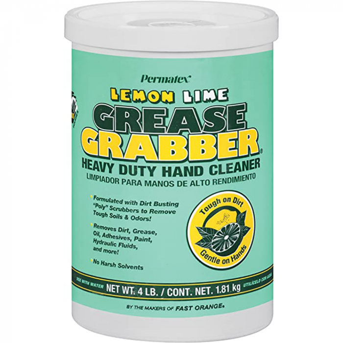 Permatex Grease Grabber(TM) Lemon Lime Hand Cleaner Tub - 4lb