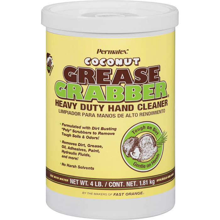 Permatex Grease Grabber(TM) Coconut Hand Cleaner Tub - 4lb