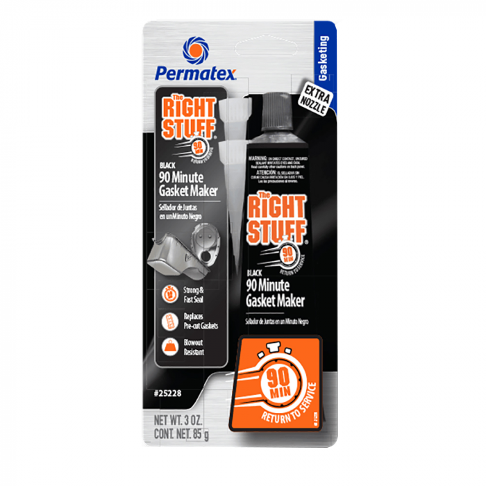 Permatex Permatex The Right StuffA(R) 90 Minute Gasket Maker Tube - BLACK - 3oz - $8.36 at Everest