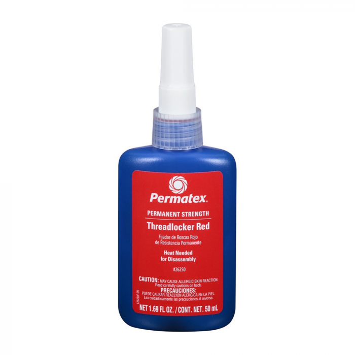 Permatex Permanent Strength Threadlocker RED Bottle - 50ml