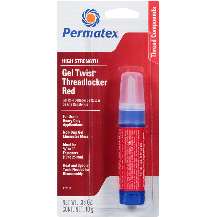 Permatex Permatex High Strength Threadlocker RED Gel Twist - $16.99 at Everest