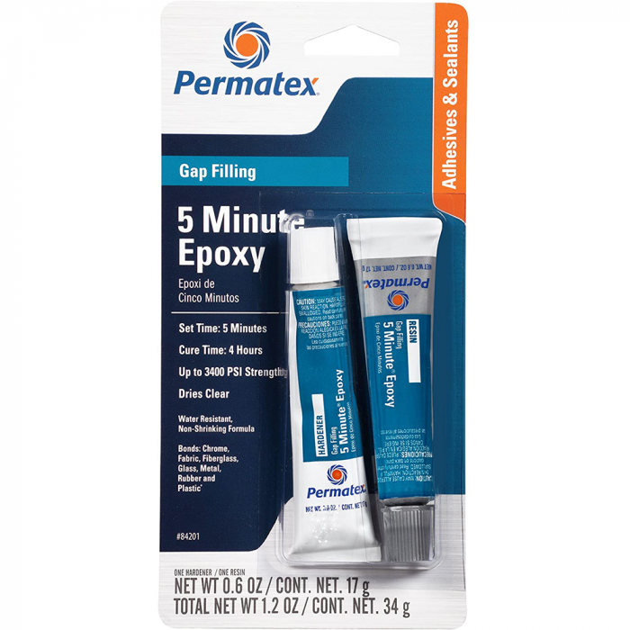 Permatex Permatex 5 Minute Gap Filling Epoxy - .6oz - $6.99 at Everest