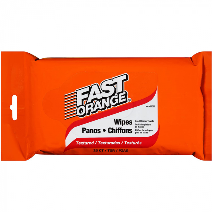 Permatex Permatex Fast OrangeA(R) Heavy Duty Hand Cleaner Wipes - 25-Piece - $6.99 at Everest