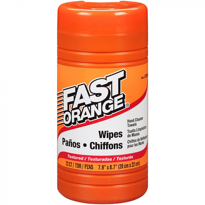 Permatex Permatex Fast OrangeA(R) Heavy Duty Hand Cleaner Wipes - 72-Piece - $23.99 at Everest