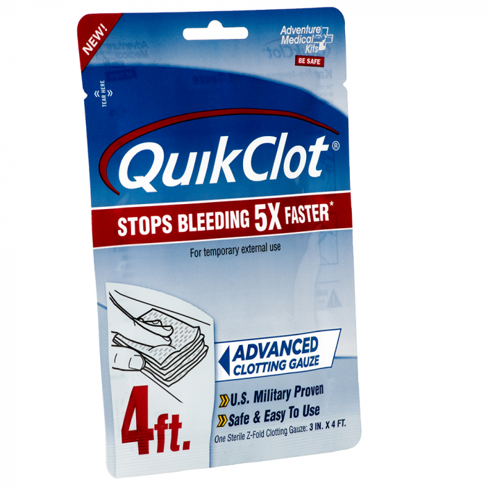 Adventure Medical Kits Adventure Medical QuickClot Gauze 3 x 4' - $37.99 at Everest