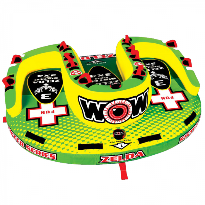 WOW Watersports Zelda 3P Sister Towable - 3 Person