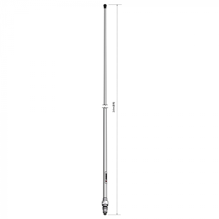 Comrod Comrod AV2458P8 8' WiFi Dual Band Antenna 2.4 & 5 GHz - $500.00 at Everest
