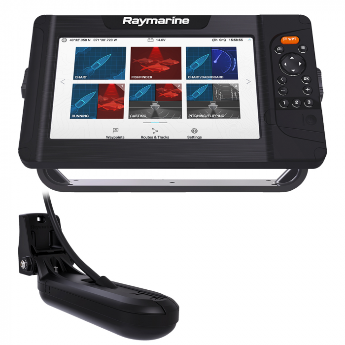 Raymarine Raymarine Element 9 HV Combo w/HV-100 Transom Mount Transducer & Lighthouse North America Chart - $999.99 at Everest
