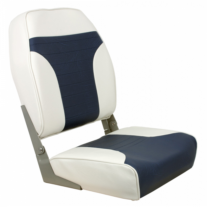 Springfield Marine Springfield High Back Multi-Color Folding Seat - White/Blue - $132.49 at Everest