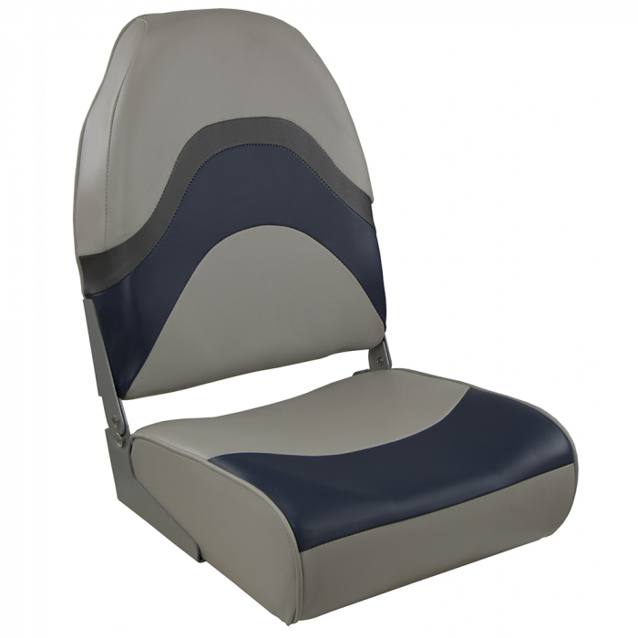 Springfield Marine Springfield Premium Wave Folding Seat - Grey/Blue w/Meteor Stripe - $155.81 at Everest