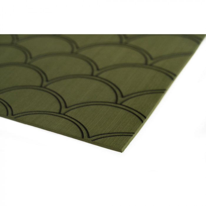 Seadek SeaDek 40 x 80 5mm Sheet Olive Green Brushed Fish Scale - 1016mm x 2032mm x 5mm - $186.99 at Everest