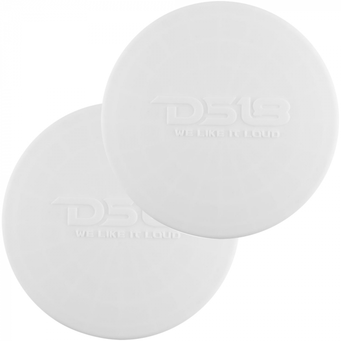 DS18 Silicone Marine Speaker Cover f/8 Speakers - White