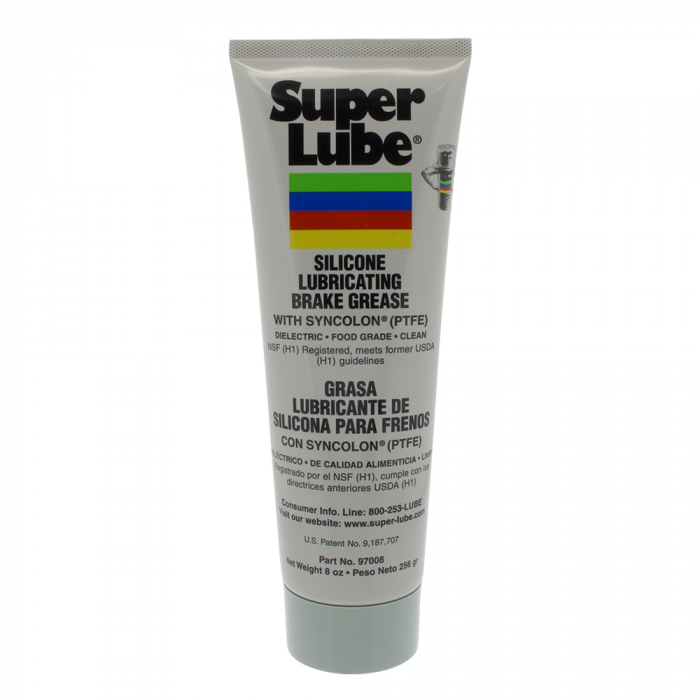 Super Lube Silicone Lubricating Brake Grease w/SyncolonA(R) (PTFE) - 8oz Tube