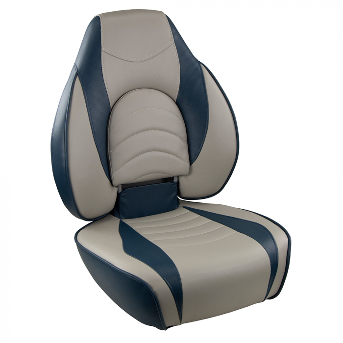 Springfield Marine Springfield Fish Pro High Back Folding Seat - Blue/Grey - $298.99 at Everest
